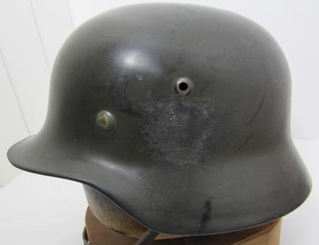 SS M35 COMBAT HELMET NAMED