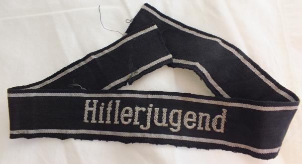 WSS 12TH SS HITLERJUGEND DIV. CUFF BAND