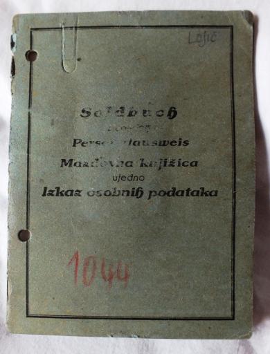 VERY RARE WSS HANDSCHAR KROAT SOLDBUCH