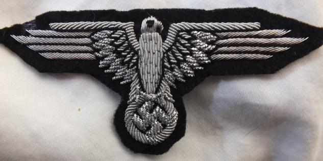 WSS BULLION HAND EMBROIDERED OFFICER SLEEVE EAGLE