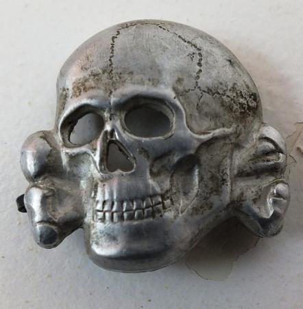 SS VISOR CAP SKULL 