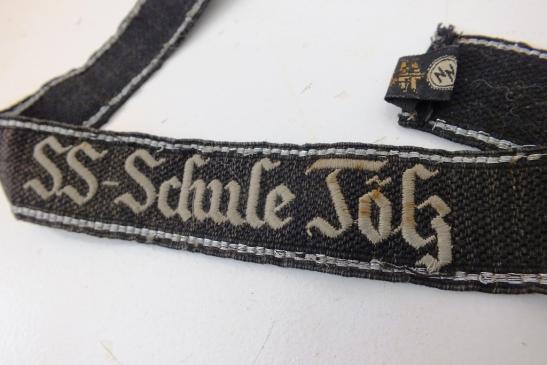 SS SCHULE TOLZ EM/NCO CUFF TITLE