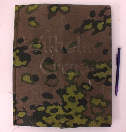 PERSONALISED MAP/DOCUMENT FOLDER IN OAKLEAF CAMO KNIGHTS CROSS WINNER