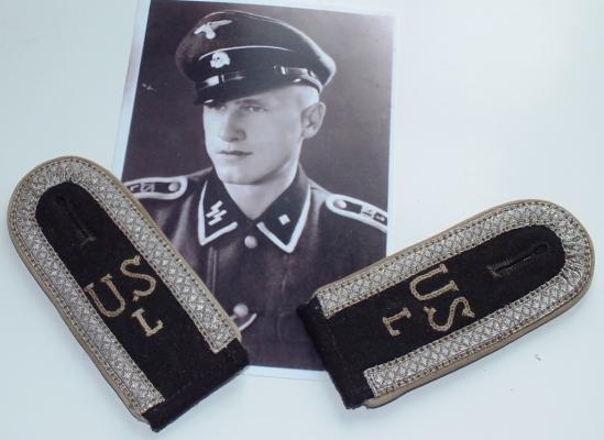 WSS UNTERFUHRER SCHULE LAUENBURG SHOULDER BOARDS