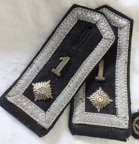 SS-TOTENKOPFSTURMBANN OBERBAYERN NCO SHOULDER BOARDS