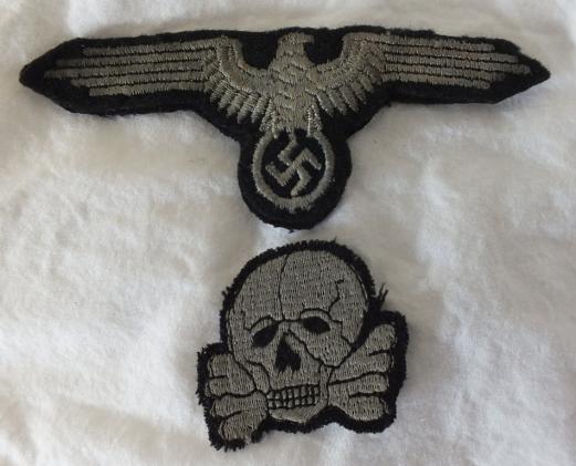 VT-SS PANZER BERET INSIGNIA SET