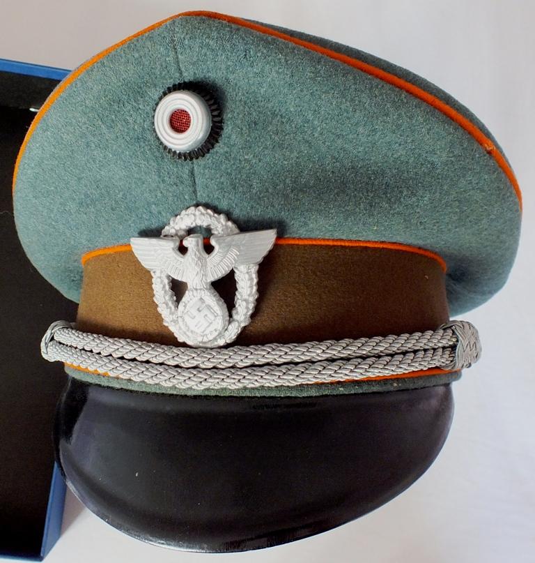 POLICE GENDARMERIE OFFICER VISOR CAP DOUBLE EREL
