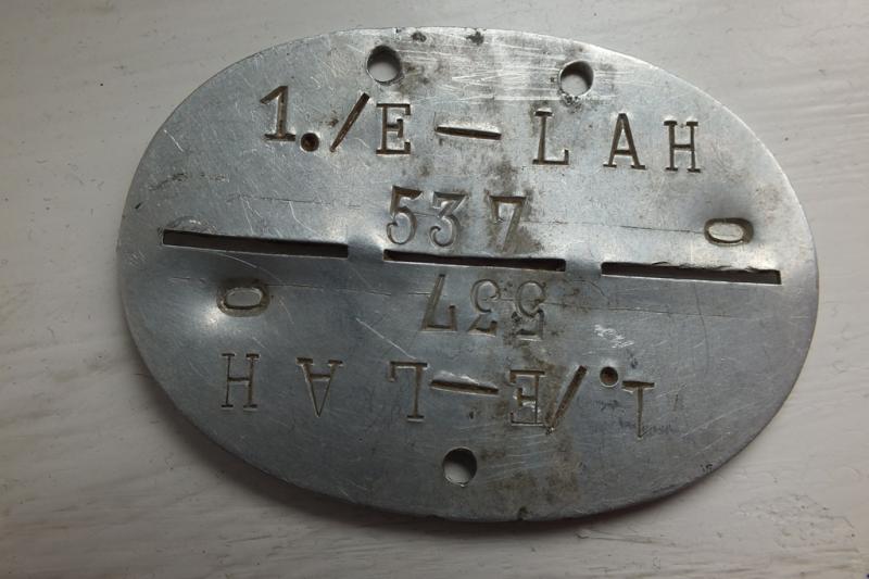 SS-VT LAH DOG TAG