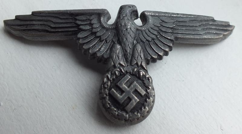 SS VISOR CAP EAGLE WITH ALL PINS