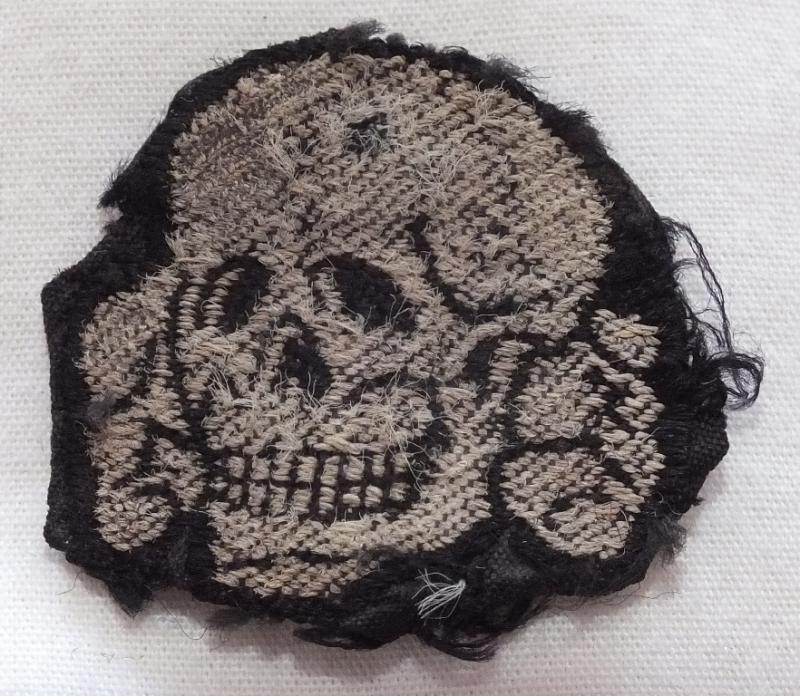 WSS MACHINE WOVEN CAP SKULL USED