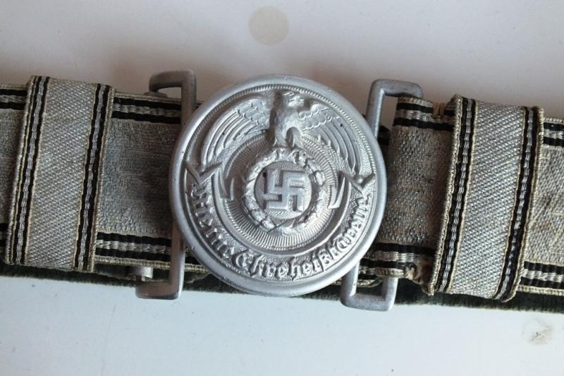 WSS OFFICER BELT AND BUCKLE SET (ex Mollo collection)