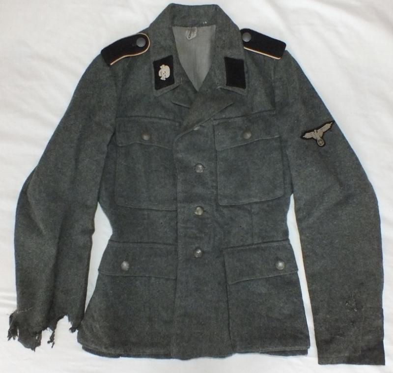 WSS TOTENKOPF SS-BW M43 TUNIC EX-AUSTRIAN DRESSING STATION