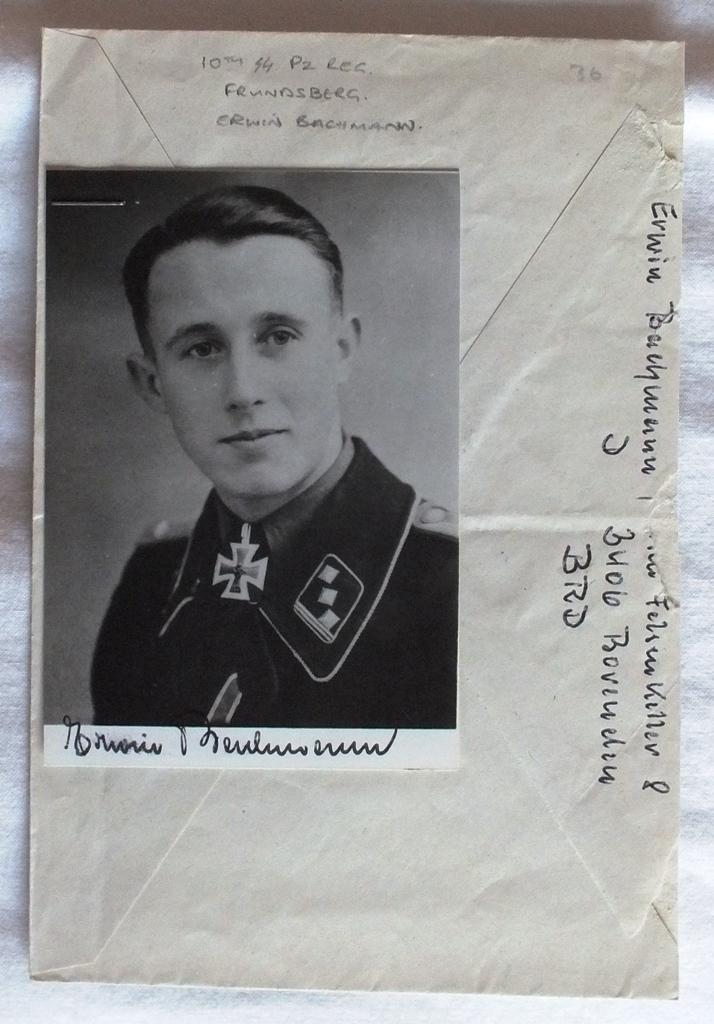 FRUNDSBERG RK WINNER BACHMANN SIGNED PHOTO