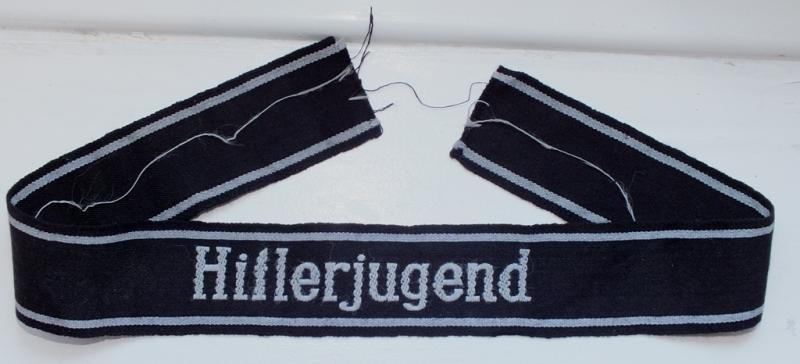 12th SS  HITLERJUGEND CUFF TITLE