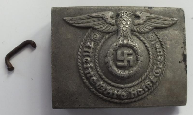 SS EM/NCO NICKEL BUCKLE