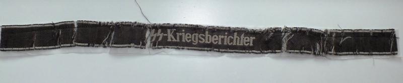 WSS KRIGSBERICHTER BEVO CUFF TITLE