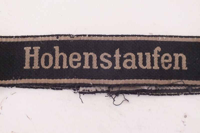 WSS HOHENSTAUFEN CUFF TITLE TUNIC REMOVED