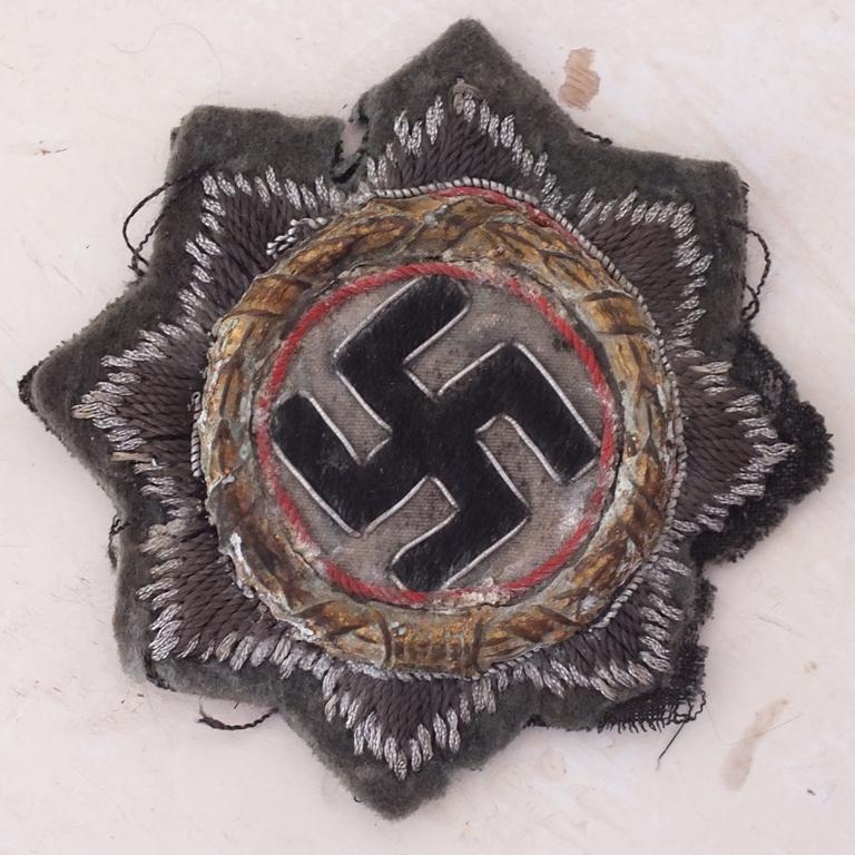 GERMAN CROSS IN GOLD CLOTH TYPE SALTY