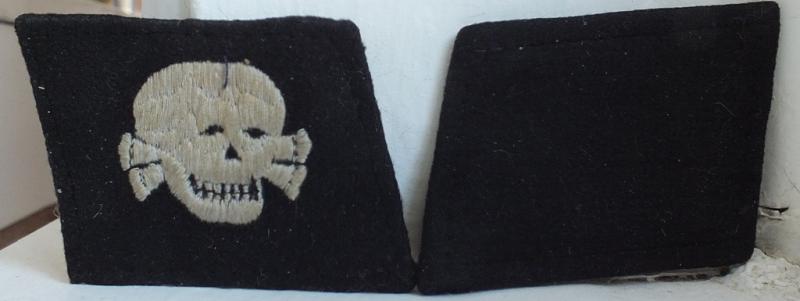 WSS TOTENKOPF COLLAR TAB SET