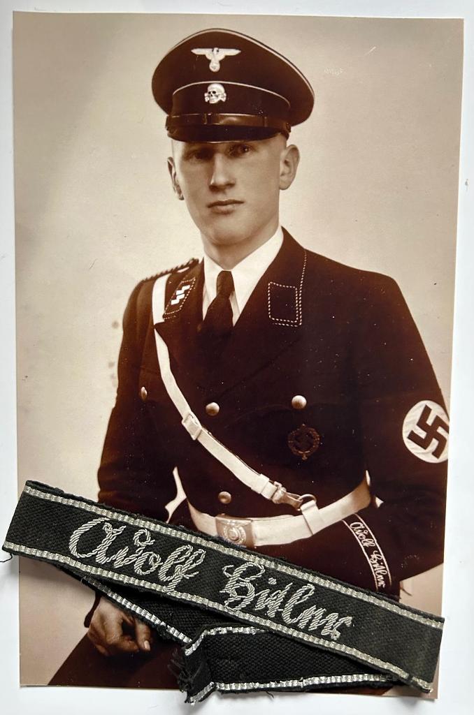 LSSAH HAND EMROIDERED ATTRIBUTED CUFF TITLE