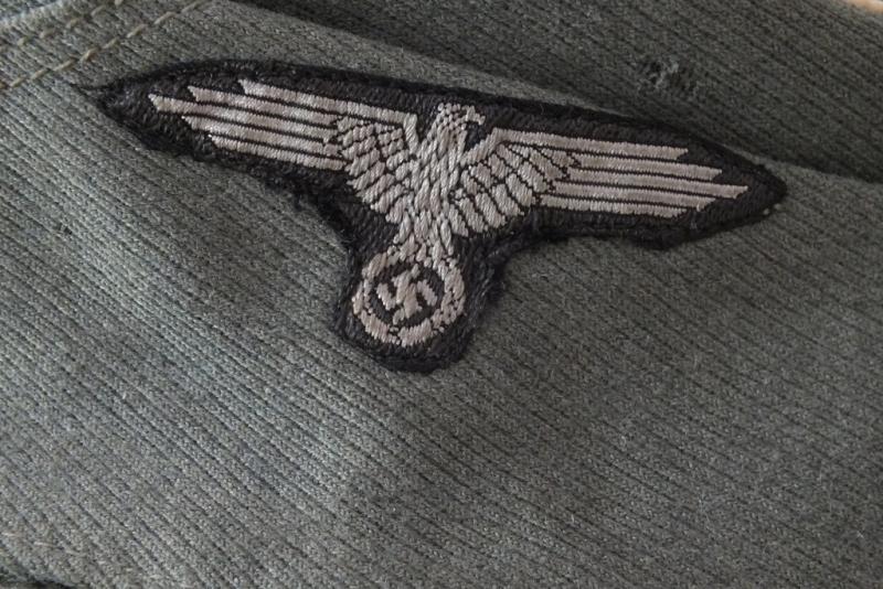 WSS OFFICERS WHITE PIPED M43