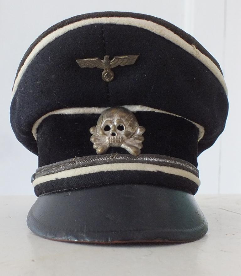 SS OFFICER VISOR CAP MINITURE