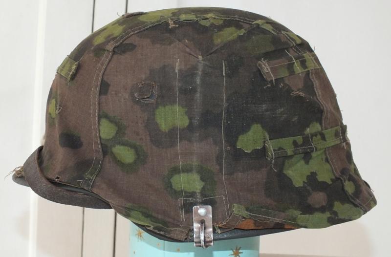 WAFFEN SS CAMOUFLAGE  HELMET COVER IN OAKLEAF