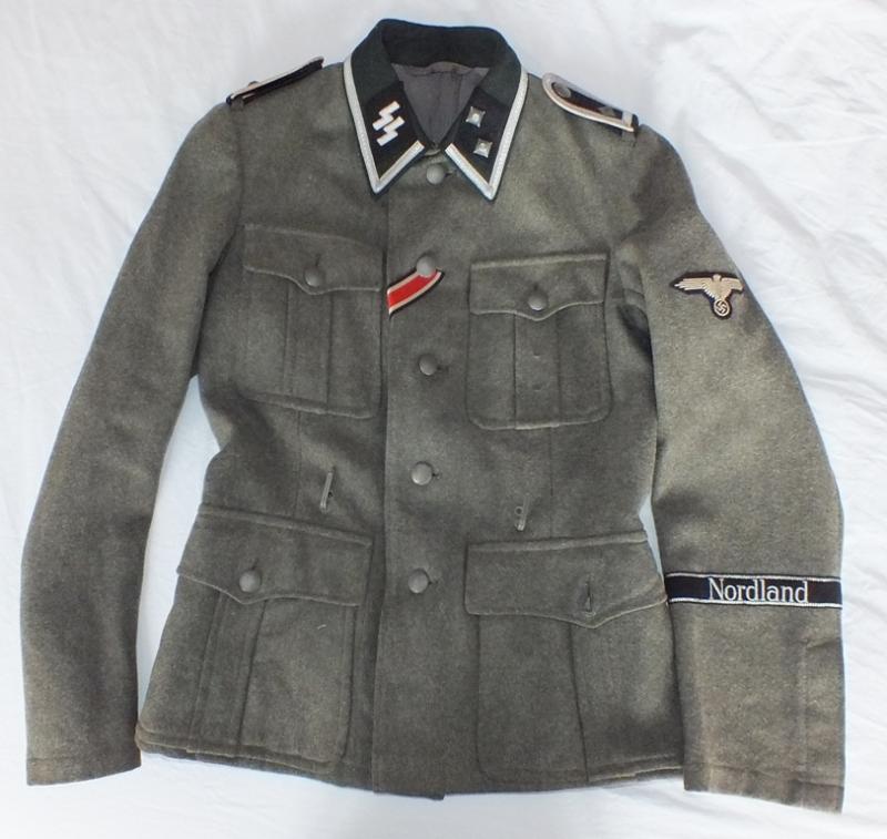 WSS -OBERSCHARFUHRER M40 SS CUT NORDLAND TUNIC